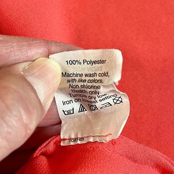 J. Crew Sleeveless Tangerine Blouse Size 6 - Picture 10 of 10